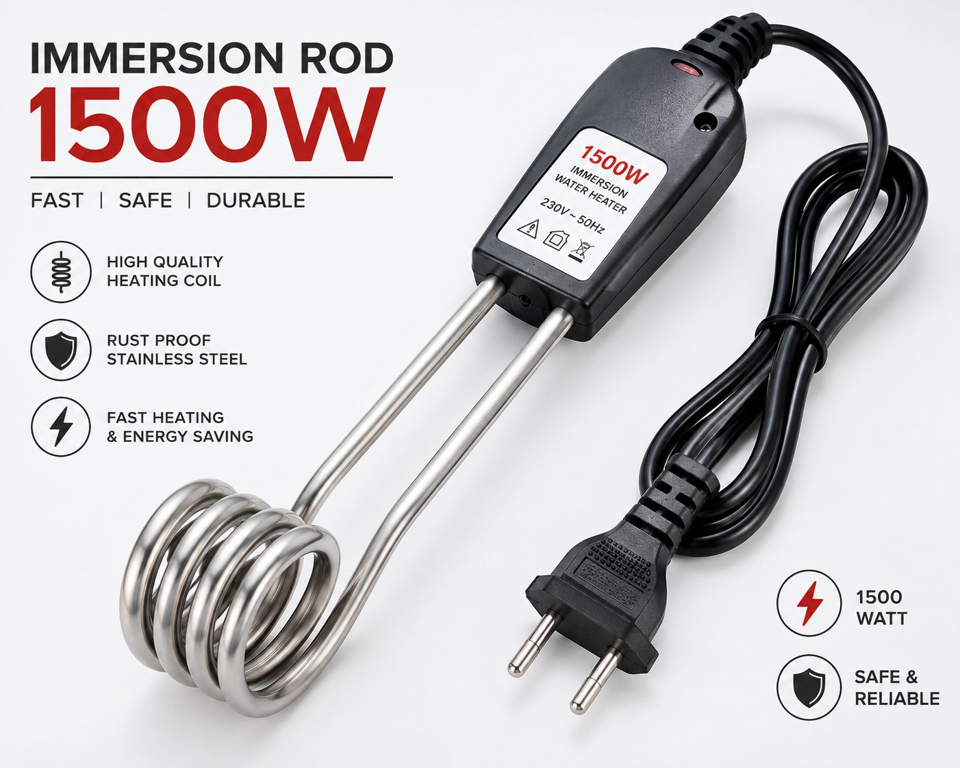 Semex SafeShield 1500W Immersion Rod